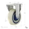 Richelieu Industrial Polyamide Rubber Caster, Fixed, with Plate, Blue, Beige F24806 - alternate 3
