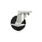 Richelieu Industrial Black General-Duty Rubber Caster, Swivel with Brake, with Plate, Black F25415 - alternate 3