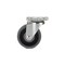 Richelieu Industrial Gray Thermoplastic Rubber Caster, Swivel Without Brake, with Plate, Gray F25656 - alternate 4