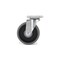 Richelieu Industrial Gray Thermoplastic Rubber Caster, Swivel Without Brake, with Plate, Gray F25657 - alternate 3