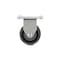 Richelieu Industrial Gray Thermoplastic Rubber Caster, Fixed, with Plate, Gray F27274 - alternate 3