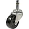 Richelieu Multi-Purpose Furniture Caster, Swivel Without Brake, with Friction Grip Stem, Black, Zinc F30247 - alternate 1