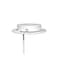 Richelieu Recessed Bottom Mount Wireless QI Charger, White OEXH700A030 - alternate 3