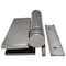 Richelieu 90 Degree Wall-to-Glass/Post-to-Glass Mount Adjustable Spring-Loaded Pool Gate Hinge, Polished Stainless PGHSQPG02171 - alternate 3