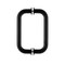 Richelieu 6inch 152 mm Center to Center Tubular BacktoBack Pull for Glass Shower Door, Matte Black SDTRDB07506900 - alternate 2