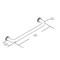 Richelieu 24inch 610 mm Center to Center Round Towel Bar for Glass Door, Brushed Nickel SDTRDS07524195 - alternate 5