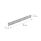 Richelieu 20-inch 500 mm Full Extension Stainless Ball Bearing Slides for Frameless Cabinet, 100 lb, Pair TU304170500 - alternate 2