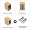 Richelieu 16-in 400 mm Full Extension Ball Bearing Slides, Soft Close, Frameless Cabinet, 77 lb, Pair TU304SC170400 - alternate 4