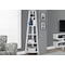 Monarch Specialties 5-Tier Bookshelf - 72" H, White Metal & Laminate, Modern Ladder Design - View #12