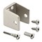 Prime-Line U-bracket, For 1 in. Panels, Stainless Steel, Satin Finish ...