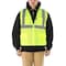 Refrigiwear Hivis Zipper Mesh Safety Vest Hv Lime Lar 0198RHVLLAR - alternate 2