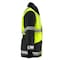 Refrigiwear Hi-Vis Insulated Jacket, 70% Nylon/30% Polyester, Lime/Navy, S 0342RTLNSMLL2 - alternate 2