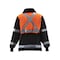 Refrigiwear Hi-Vis Insulated Jacket, 70% Nylon/30% Polyester, Orange/Navy, S 0342RTONSMLL2 - alternate 3