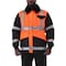 Refrigiwear Hi-Vis Insulated Jacket, 70% Nylon/30% Polyester, Orange/Navy, S 0342RTONSMLL2 - alternate 5