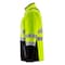 Refrigiwear HI-Vis Insulated Softshell Jacket, Polyester, Black/Lime, 3XL 0496RBLM3XLL2 - alternate 2