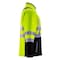 Refrigiwear HI-Vis Insulated Softshell Jacket, Polyester, Black/Lime, 3XL 0496RBLM3XLL2 - alternate 3