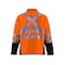 Refrigiwear HI-Vis Insulated Softshell Jacket, Polyester, Black/Orange, M 0496RBORMEDL2 - alternate 5