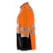 Refrigiwear HI-Vis Insulated Softshell Jacket, Polyester, Black/Orange, M 0496RBORMEDL2 - alternate 3