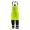 Refrigiwear Hi-Vis Insulated Overall, Polyester, Black/Lime, S 0497RBLMSMLL2 - alternate 1