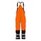 Refrigiwear Hi-Vis Insulated Overall, Polyester, Black/Orange, M 0497RBORMEDL2 - alternate 2