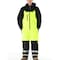 Refrigiwear Hi-Vis Insulated Overall, Polyester, Black/Lime, S 0497RBLMSMLL2 - alternate 2