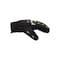 Refrigiwear Cold Protection Mitts, Synthetic Leather w/ Silicone Grip Palm, Tricot Lining, Black, M 0617RBLKMED - alternate 2