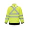 Refrigiwear Men's HI-Vis Insulated Softshell Jacket, 100% Polyester, Lime, S 0796RBLMSMLL2 - alternate 4