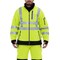 Refrigiwear Men's HI-Vis Insulated Softshell Jacket, 100% Polyester, Lime, S 0796RBLMSMLL2 - alternate 3