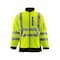 Refrigiwear Men's HI-Vis Insulated Softshell Jacket, 100% Polyester, Lime, S 0796RBLMSMLL2 - alternate 1