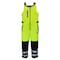 Refrigiwear Hi-Vis Bib Overalls, Polyester, Black/Lime, M 0797RBLMMEDL2 - alternate 1