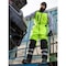 Refrigiwear Hi-Vis Bib Overalls, Polyester, Black/Lime, M 0797RBLMMEDL2 - alternate 2