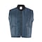 Refrigiwear Unisex Insulated Vest, Polyester, Zipper, Navy, 5XL 0912RNAV5XL - alternate 1