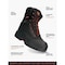 Refrigiwear 8 in Composite Toe Boot, 8, Leather, Black, 1140 1140CRBLK080 - alternate 3