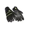 Refrigiwear Cold Protection Gloves, Silicone Grip Palm, Stretch Gusset, Black 2795RBLKMED - alternate 1