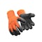 Refrigiwear Hi-Vis Cold Protection Gloves, Crinkle Latex Palm, Terry Lining, Orange, L 0308RHVOLAR - alternate 1