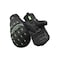 Refrigiwear Cold Protection Mitts, Synthetic Leather w/ Silicone Grip Palm, Tricot Lining, Black, M 0617RBLKMED - alternate 1