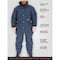 Refrigiwear Chillbreaker Coveralls, Nylon, Navy, M 0440RNAVMED - alternate 3
