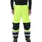 Refrigiwear Men's Hi-Vis Insulated Pants, XXL, Black/Lime, Polyester 7496RBLM2XLL2 - alternate 2