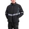 Refrigiwear Men's Insulated Softshell Jacket, Polyester, Zipper, Black/Charcoal, 4XL 8490RBCH4XLL2 - alternate 4