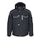 Refrigiwear Men's Extreme Hooded Jacket, Polyester, Zipper with Snap Closure Storm Flap, Black, S 8750RBLKSML - alternate 1