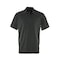 Refrigiwear Men's Polo Shirt, Polyester, Flat Knit Collar with 3 Buttons Closure, 1 Pocket(s), Black 9016RBLKLAR - alternate 1