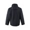 Refrigiwear Men's Softshell Hooded Jacket, 96% Polyester/4% Spandex, Zipper, Black, S 9151RBLKSML - alternate 3