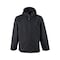 Refrigiwear Men's Softshell Hooded Jacket, 96% Polyester/4% Spandex, Zipper, Black, S 9151RBLKSML - alternate 1