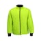 Refrigiwear Men's Hi-Vis 3-in-1 Insulated Rainwear Jacket, Polyester, Black/Lime, 4XL 9178RBLM4XLL2 - alternate 4
