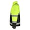 Refrigiwear Men's Hi-Vis 3-in-1 Insulated Rainwear Jacket, Polyester, Black/Lime, 4XL 9178RBLM4XLL2 - alternate 6