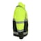 Refrigiwear Men's Hi-Vis 3-in-1 Insulated Rainwear Jacket, Polyester, Black/Lime, 4XL 9178RBLM4XLL2 - alternate 3