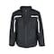 Refrigiwear Men's 3-in-1 Rainwear Jacket, Nylon Twill, Zipper, Black, S 9188RBLKSML - alternate 1