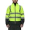 Refrigiwear Men's Hi-Vis Softshell Jacket, Polyester, Black/Lime, S 9291RBLMSMLL2 - alternate 3