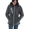 Refrigiwear Women's Women's Sweater Jacket, 80% Polyester 20% Cotton Fleece, Zipper, Grey, S 9480RGRASML - alternate 2
