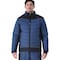 Refrigiwear Frostline Jacket, Ripstop Nylon, Zipper, Black/Blue, S 8120RNBKSML - alternate 2